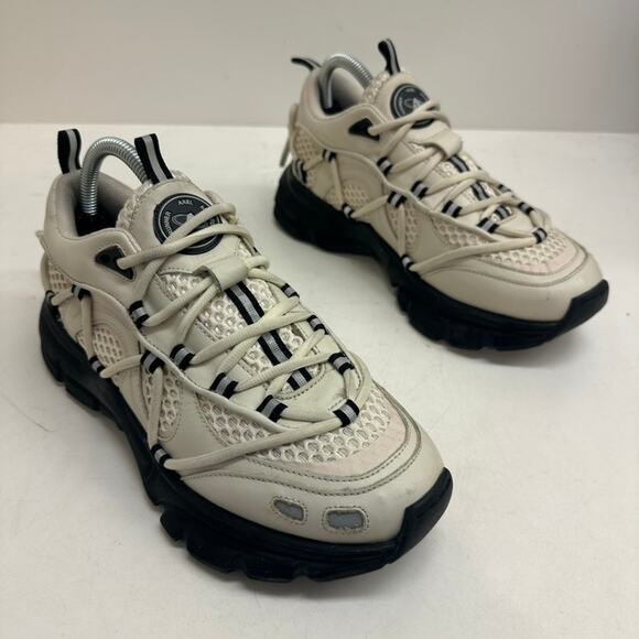VERY GOOD Axel Arigato Marathon Runner Platform Sneaker 40.33075 Cream/Black 7 - Picture 4 of 13